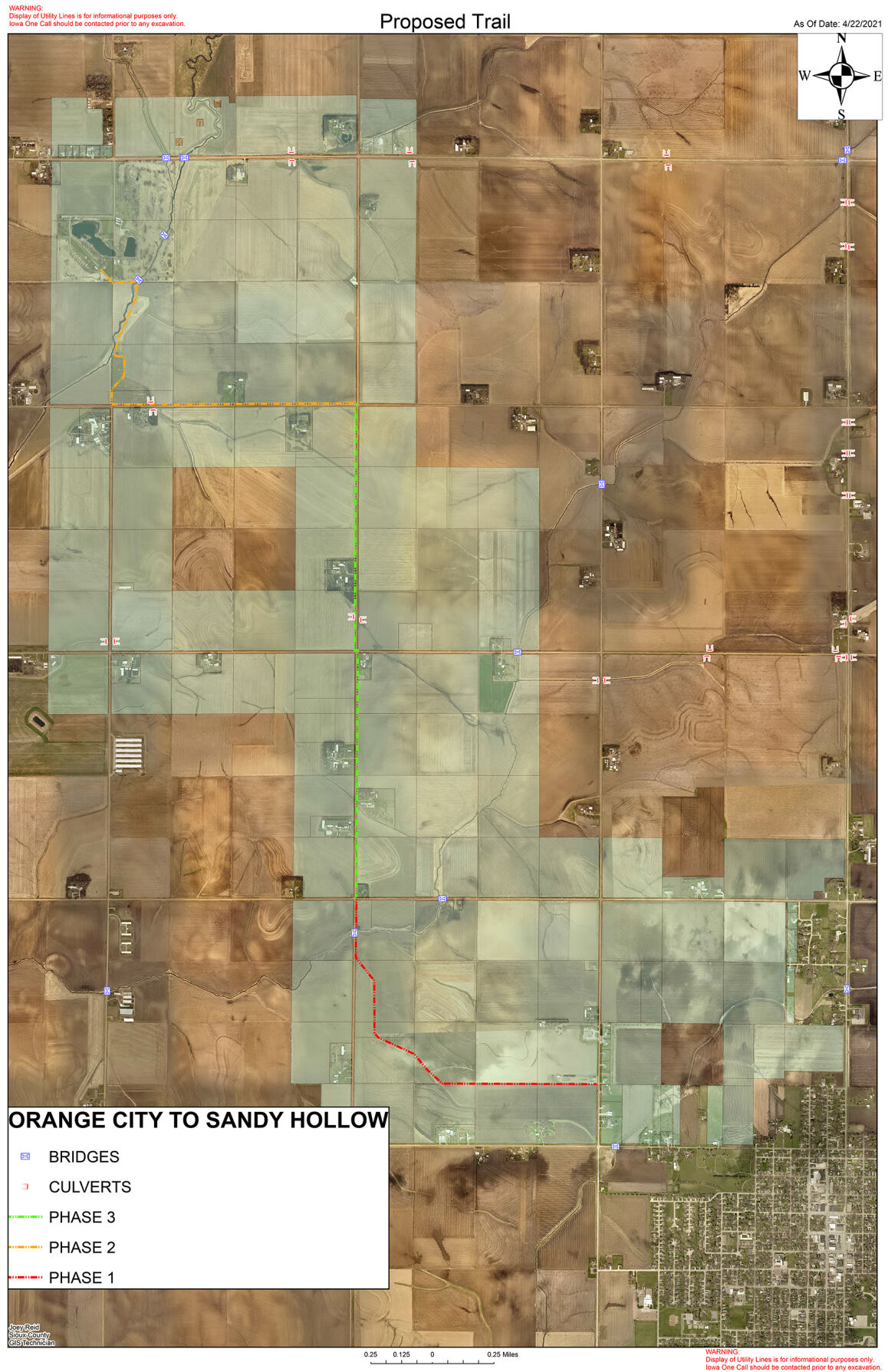 Sioux County bike trail proposed path